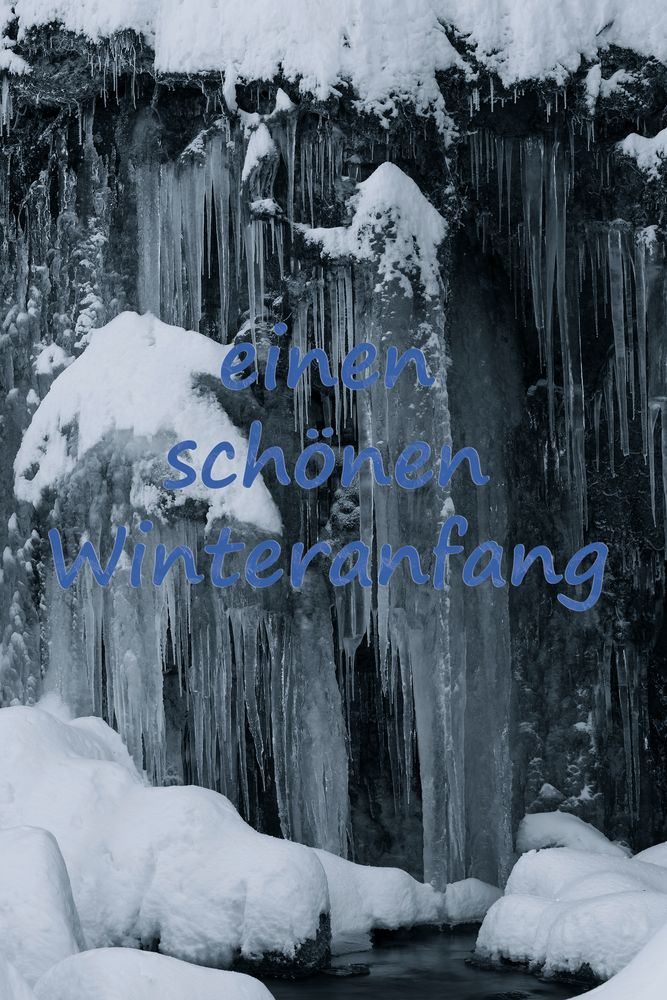 Winteranfang 2022 Foto & Bild  landschaft, jahreszeiten, wasserfälle 