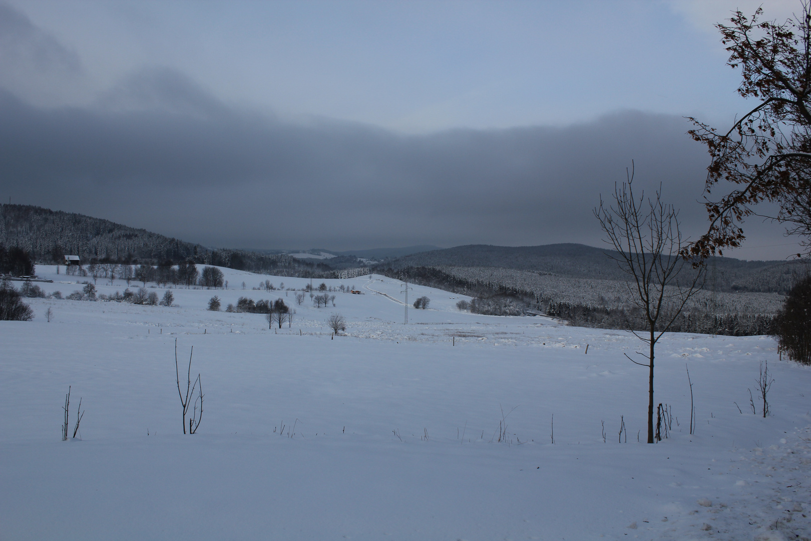 Winteranfang in Eibenstock