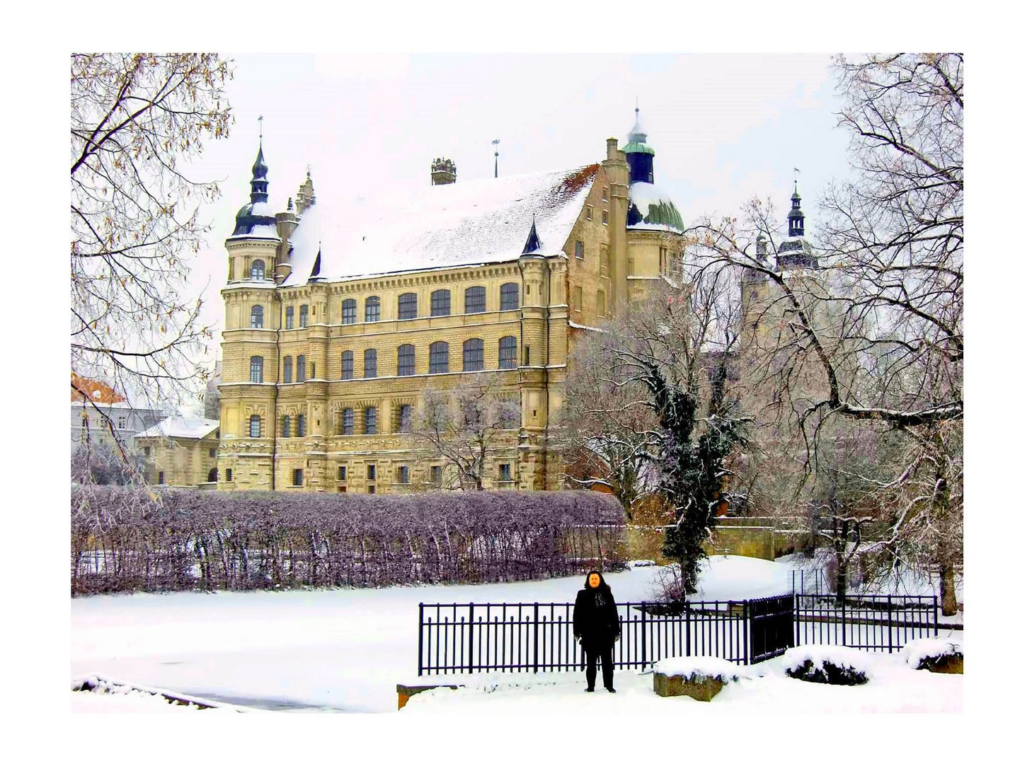 Winteransicht Schloss Güstrow