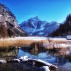 Winteransicht vom Leopoldsteinersee