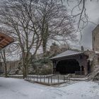 Winteransichten einer Burg