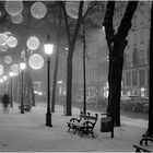 Winteratmosphäre in München am Promenadeplatz