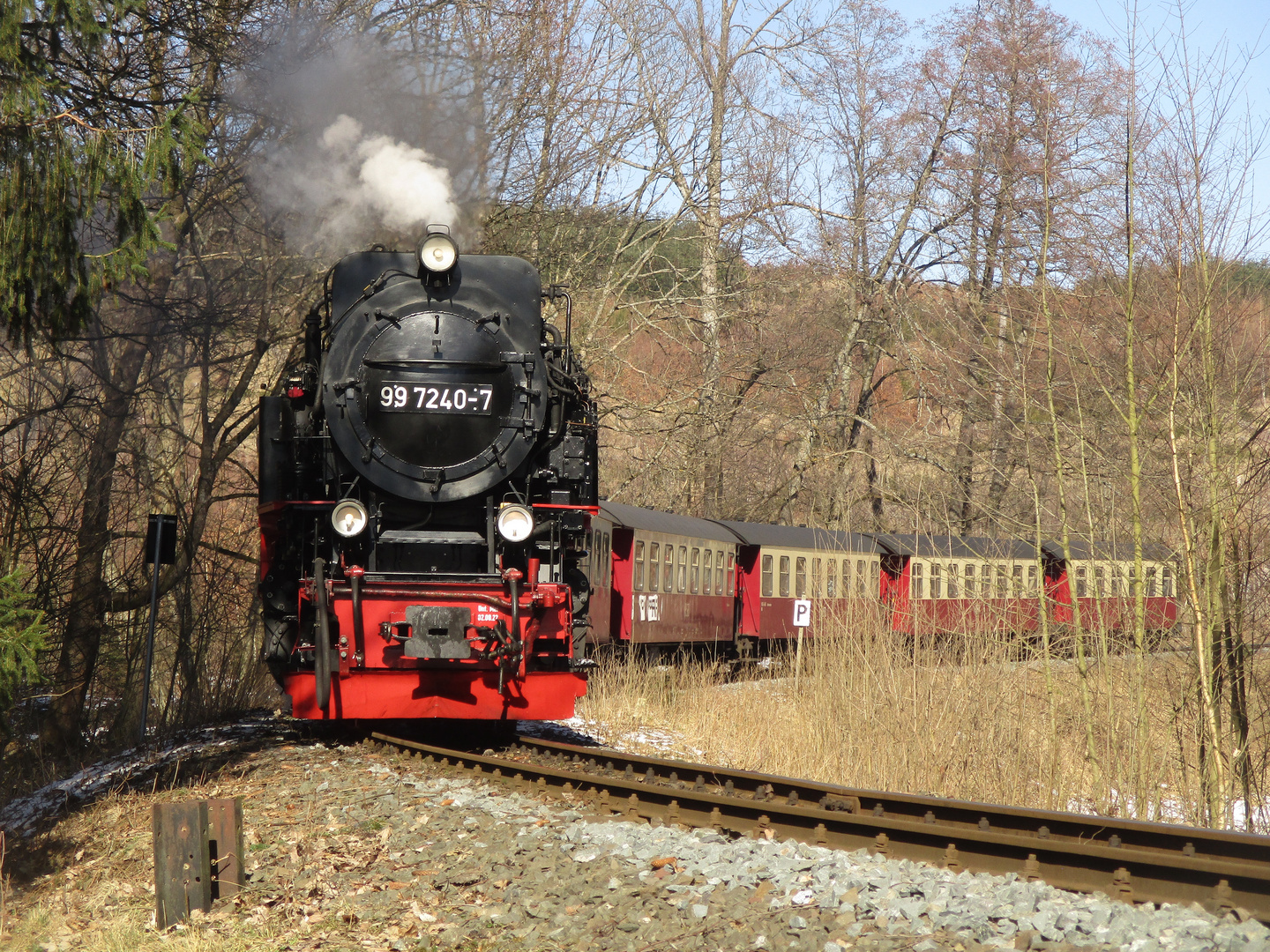 Winterausflug mit der Harzquerbahn 1.