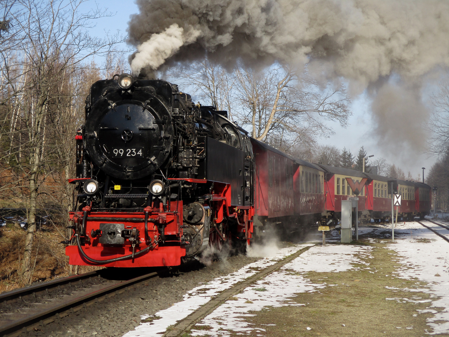 Winterausflug mit der Harzquerbahn 2.