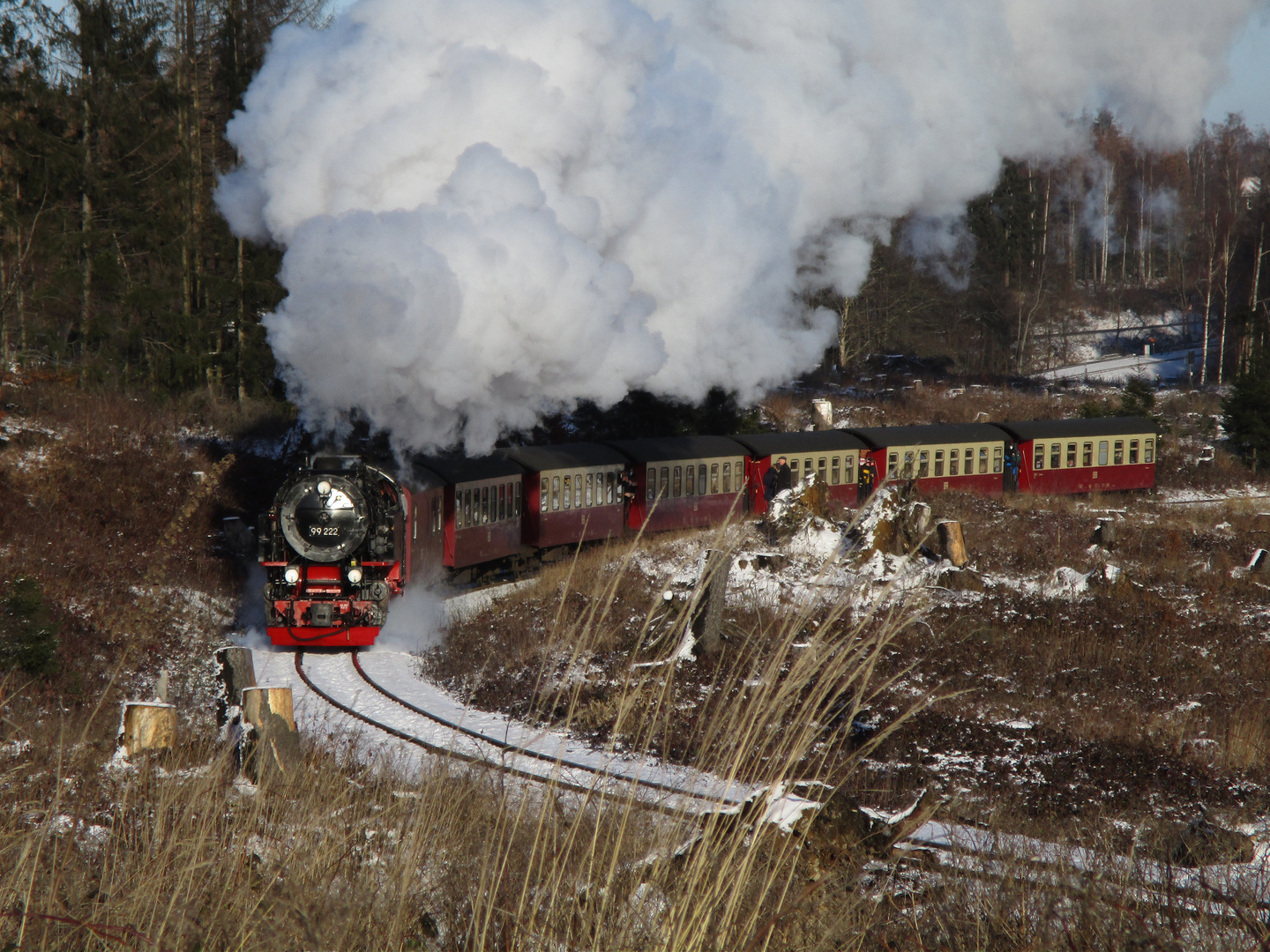 Winterausflug mit der HSB von Wernigerode nach Drei Annen Hohne 6.