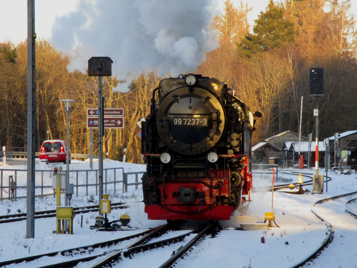 Winterausflug mit der HSB von Wernigerode nach Drei Annen Hohne 8.