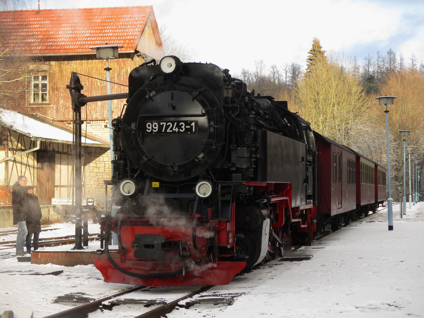 Winterausflug mit der Selketalbahn 3.