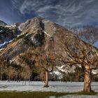 Winterbeginn am großen Ahornboden im Karwendel