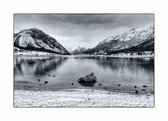 Winterbeginn am Grundelsee im Salzkammergut