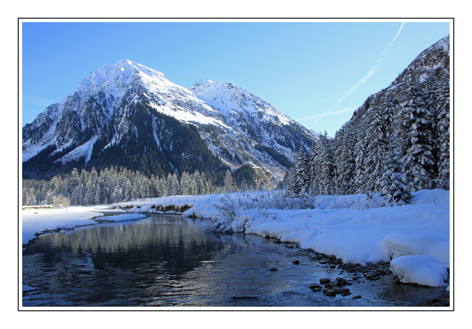 Winterbeginn an der Landquart