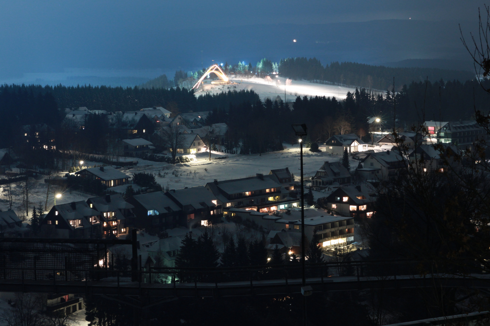 Winterberg bei Nacht