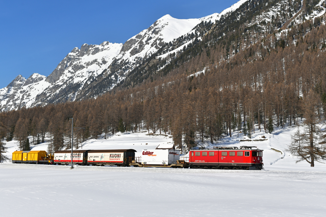 Winterbetrieb im Engadin 