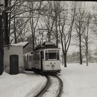 Winterbetrieb in Chemnitz .