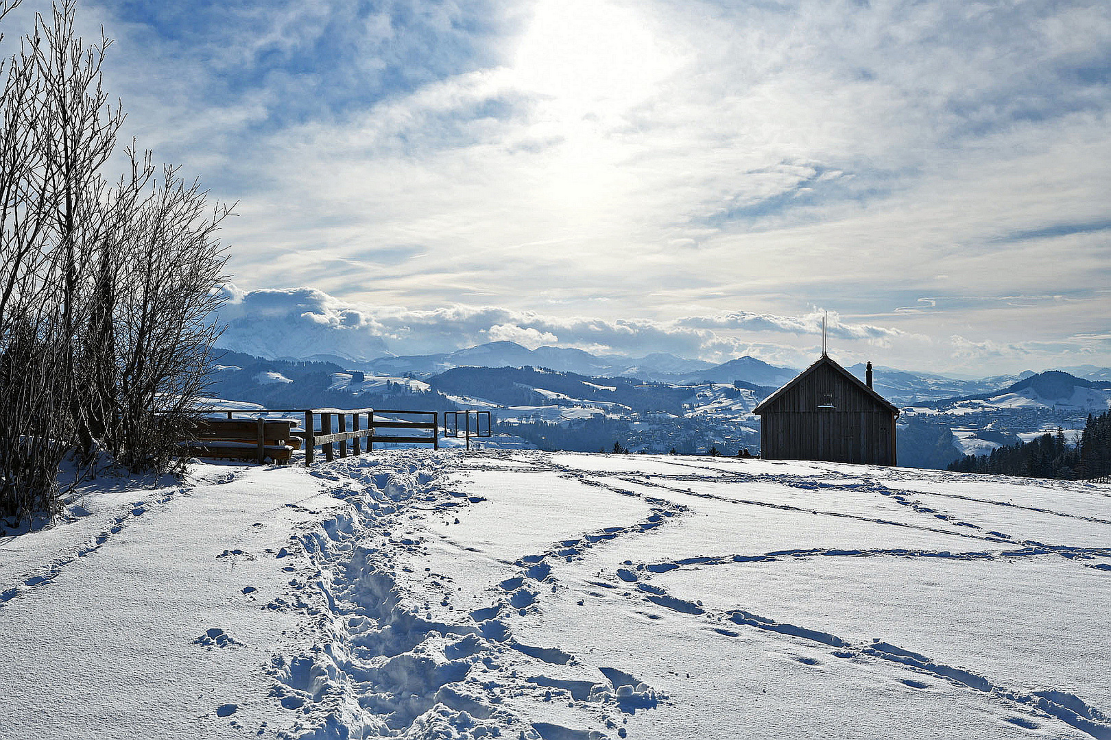 "Winterbild am Lichtmess-Tag"