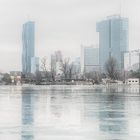 Winterbild: An der Alten Donau