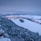 Winterbild vom Papststein