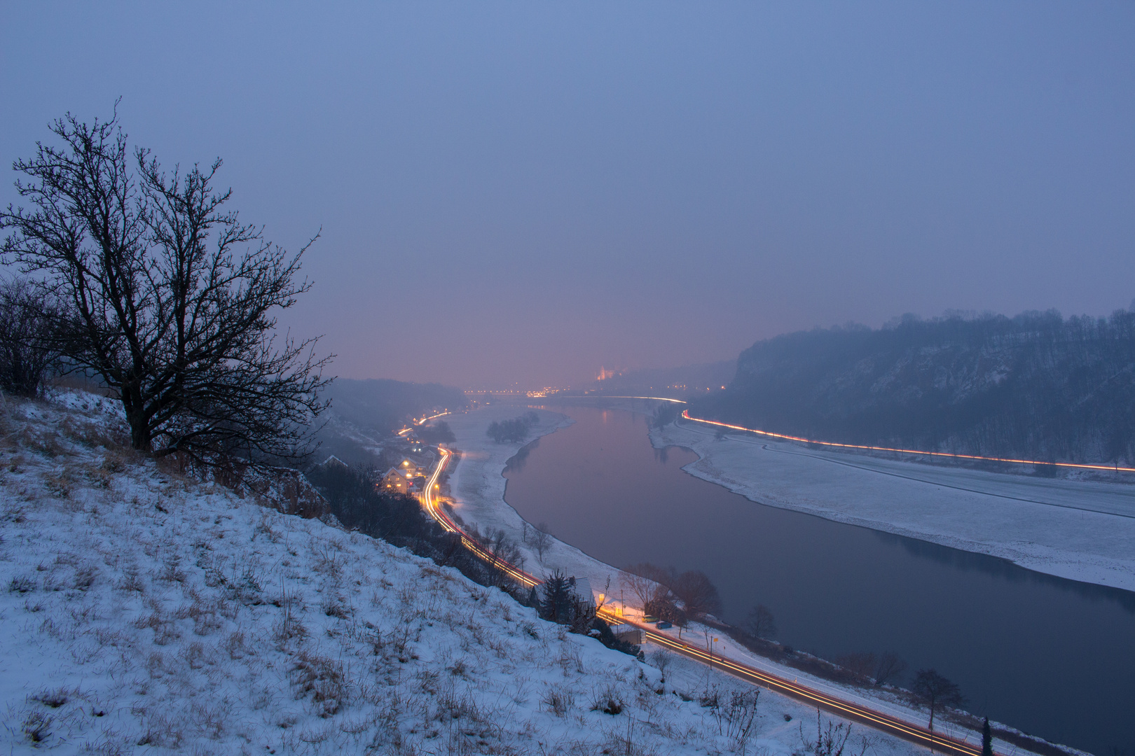 Winterbild von Meißen