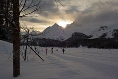 Winterbilder aus dem Engadin