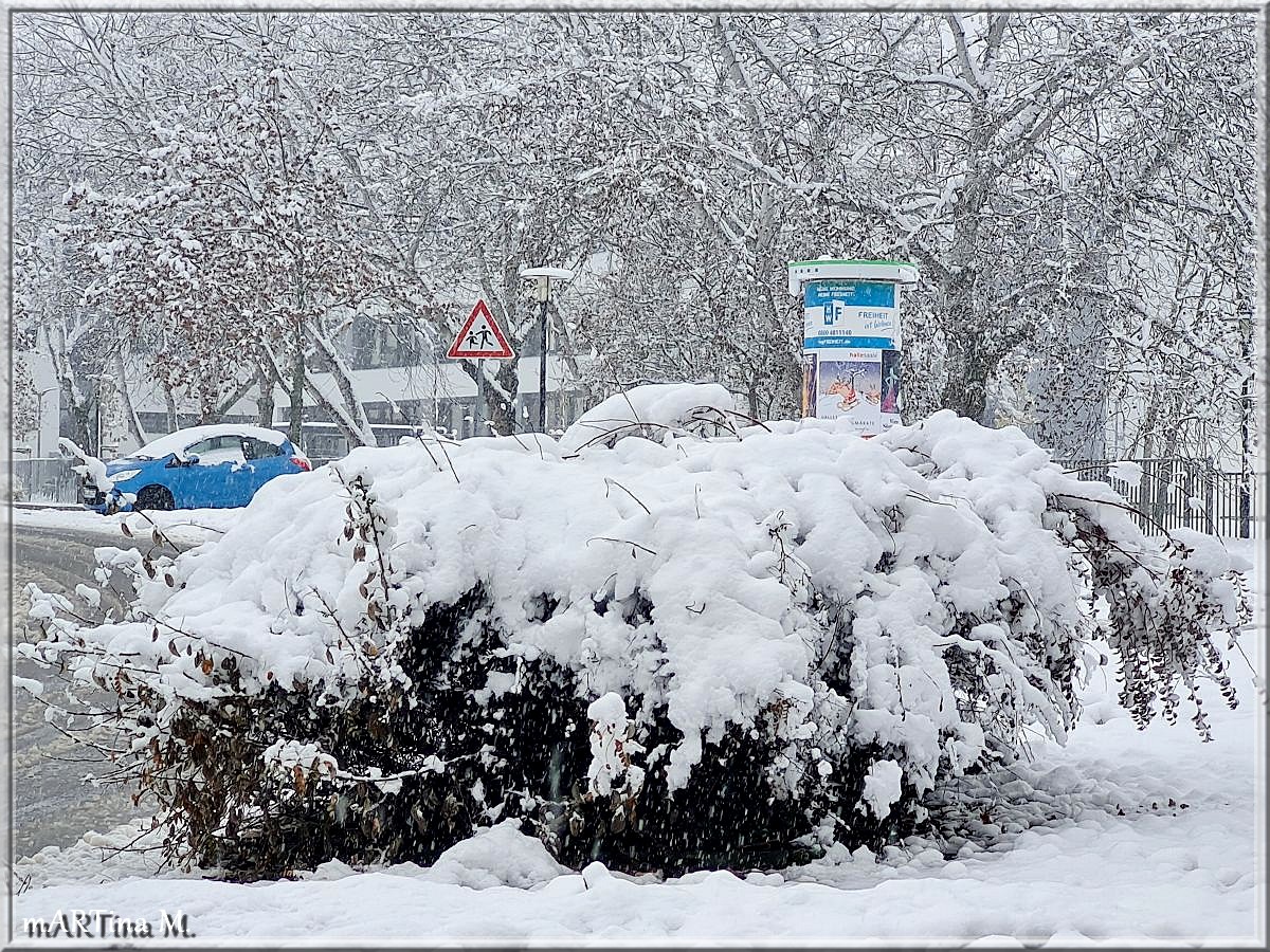 Winterblau  (mit Gedicht)