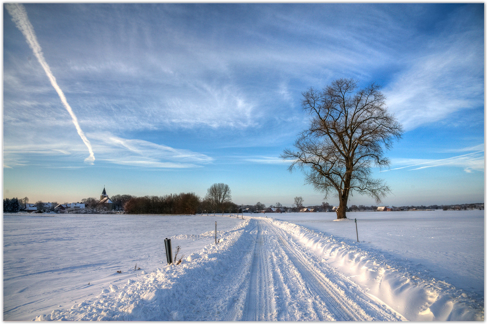 Winterblick auf Gimbte...