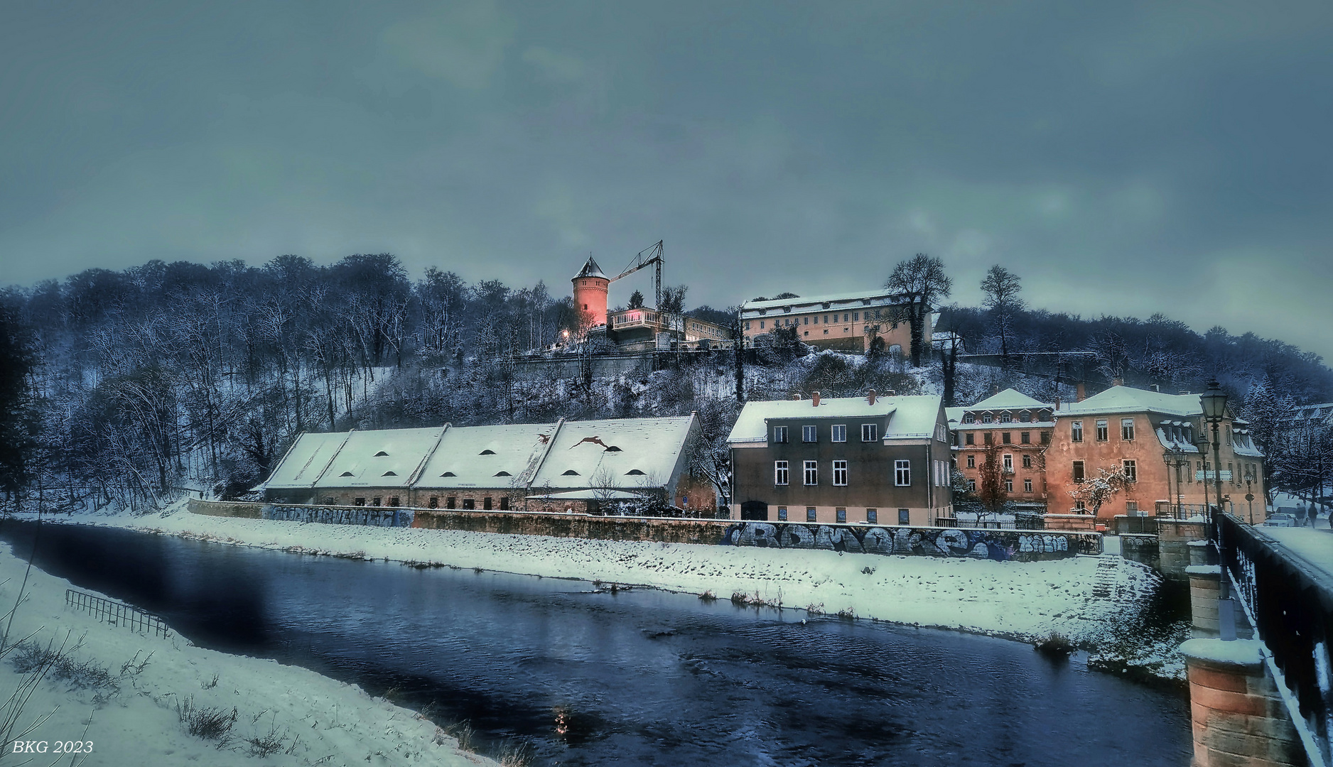 Winterblick auf Osterstein 