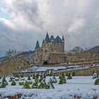 Winterblick auf Schloß Bürresheim