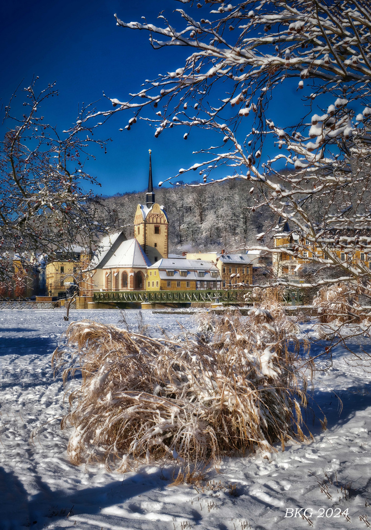 Winterblick auf St. Marien 