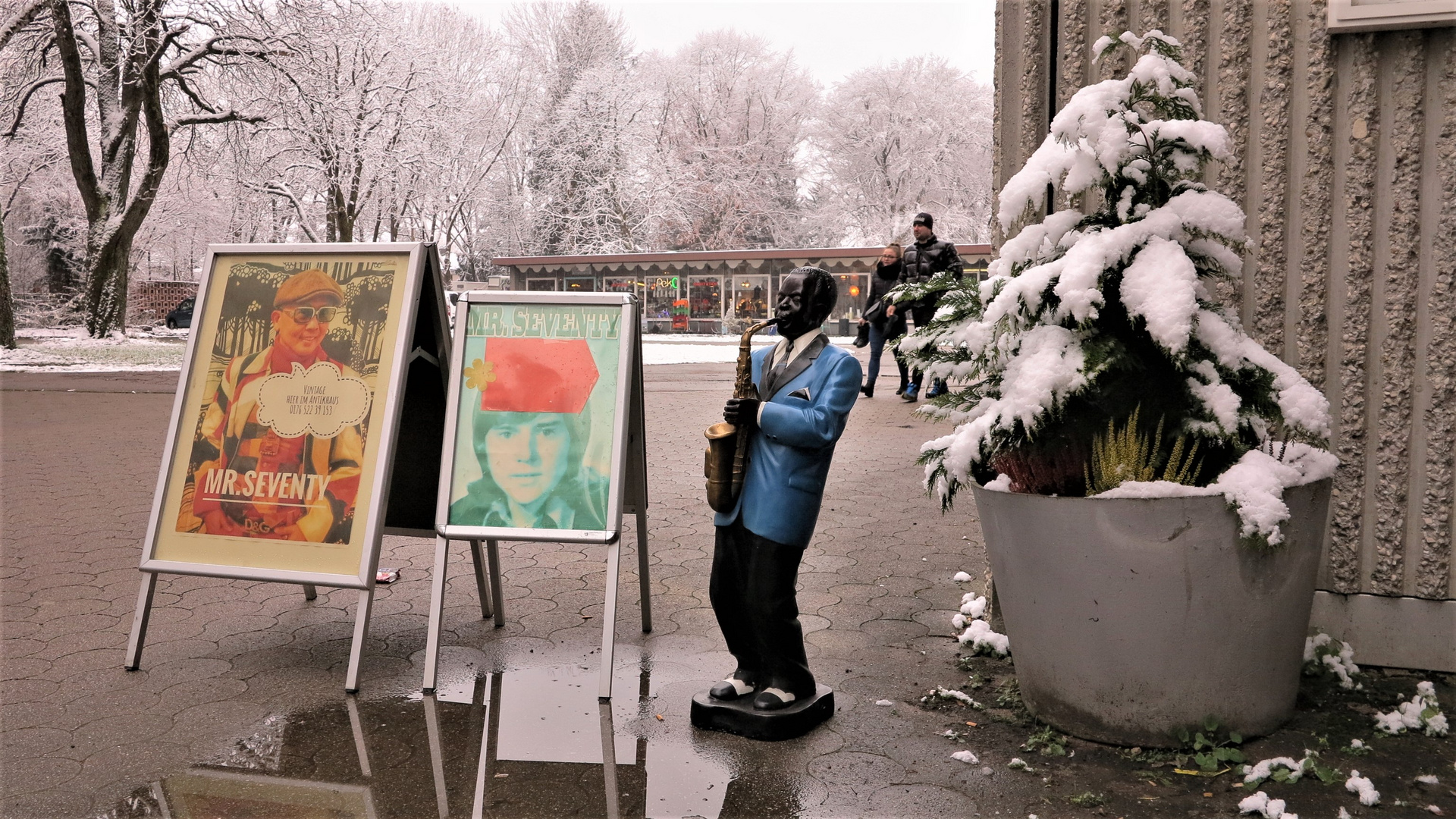 Winterblues am Flohmarkt in Daglfing