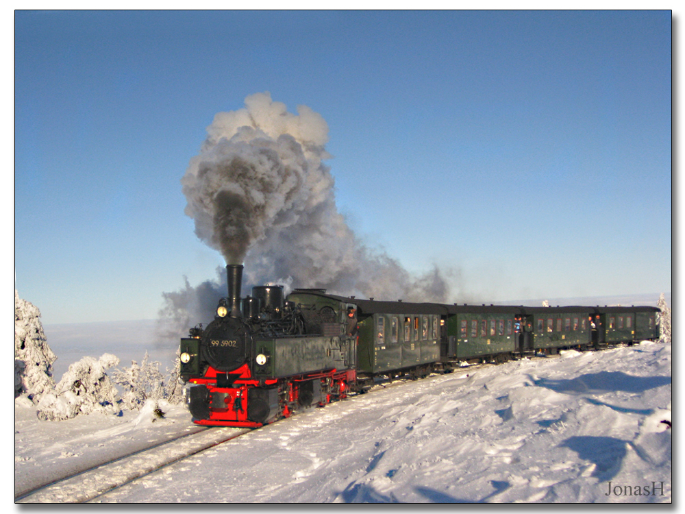 Winterdampf am Brocken