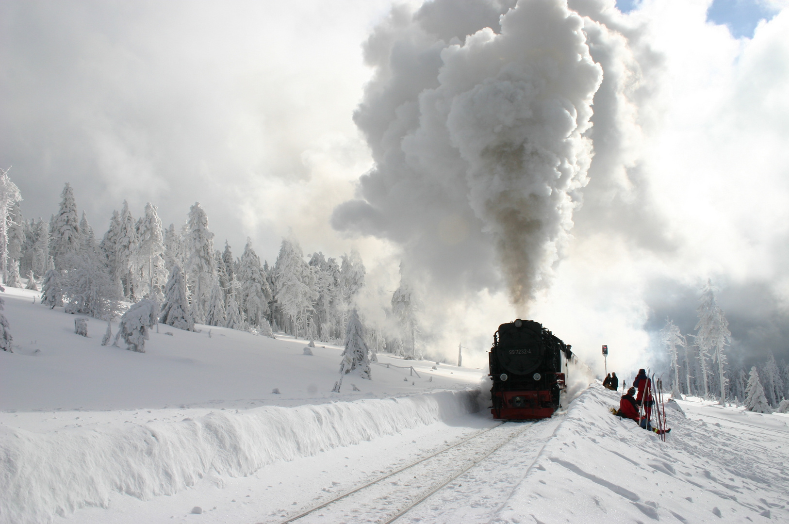 Winterdampf am Brocken