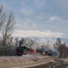 Winterdampf auf der Paartalbahn