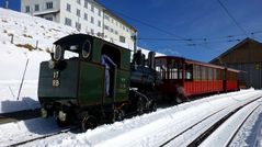 Winterdampf auf die Rigi