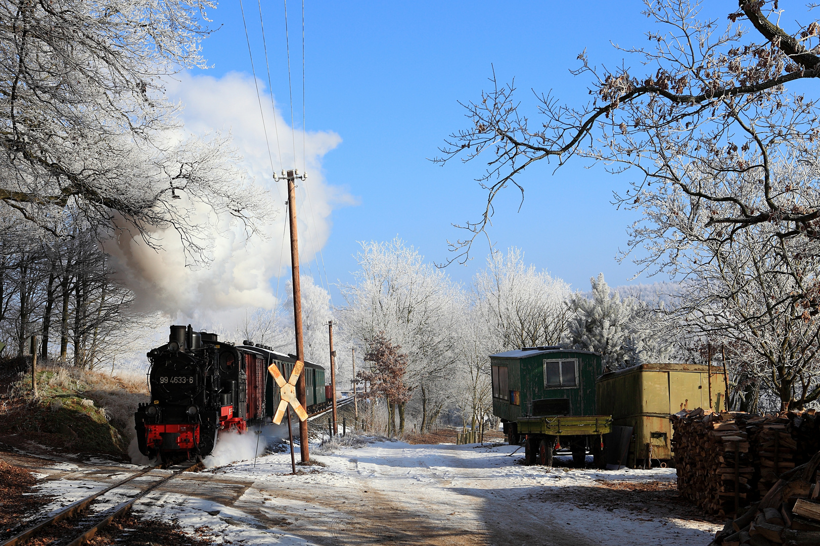 Winterdampf auf Rügen 2