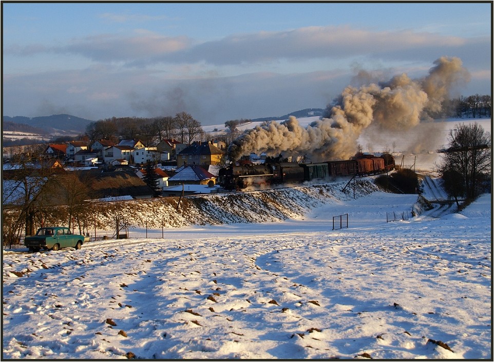 Winterdampf im Böhmerwald - I