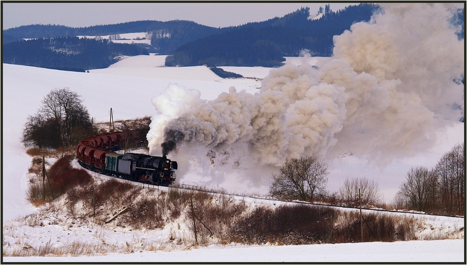 Winterdampf im Böhmerwald – II