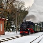 Winterdampf im Erzgebirge