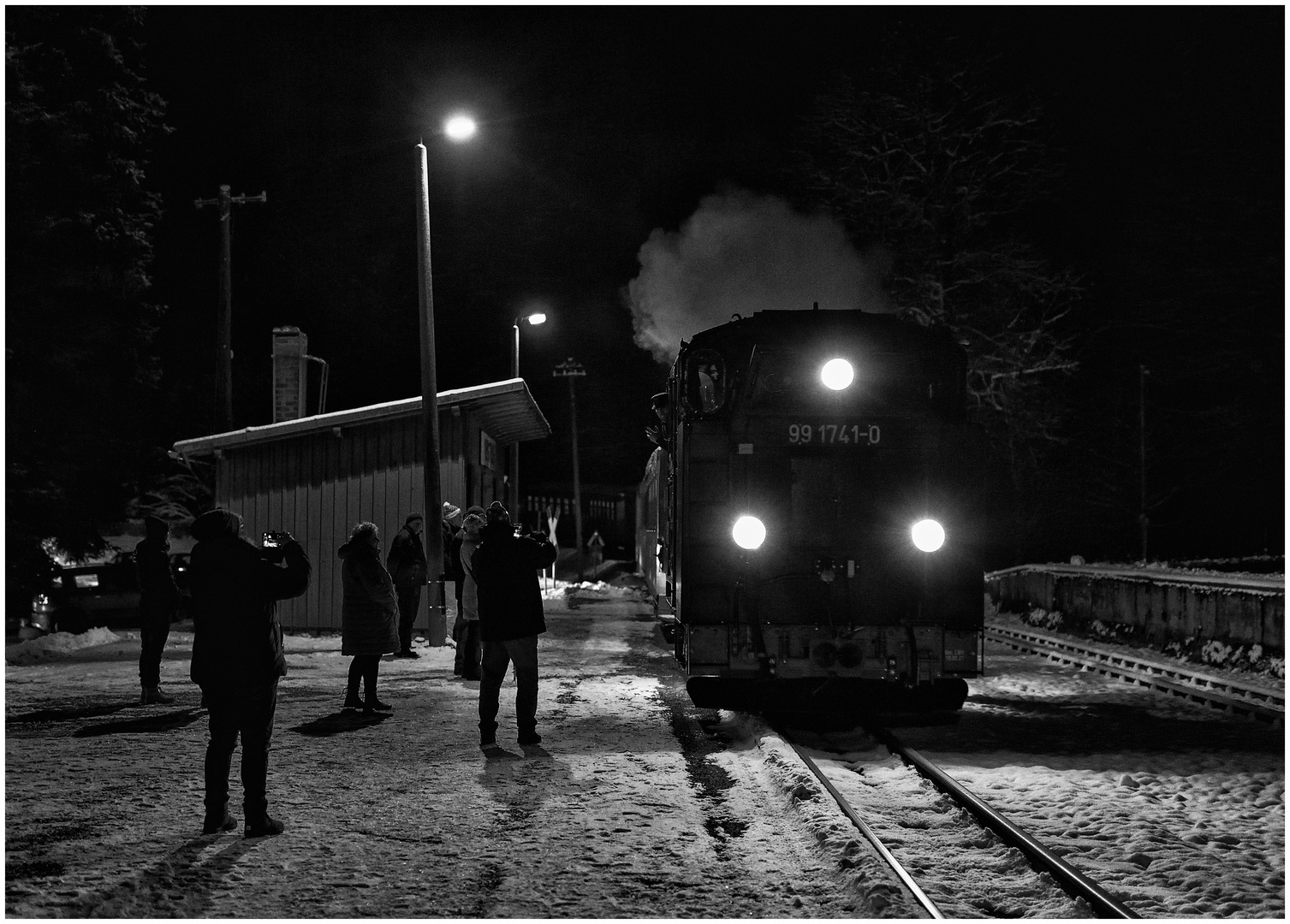 Winterdampf im Erzgebirge II