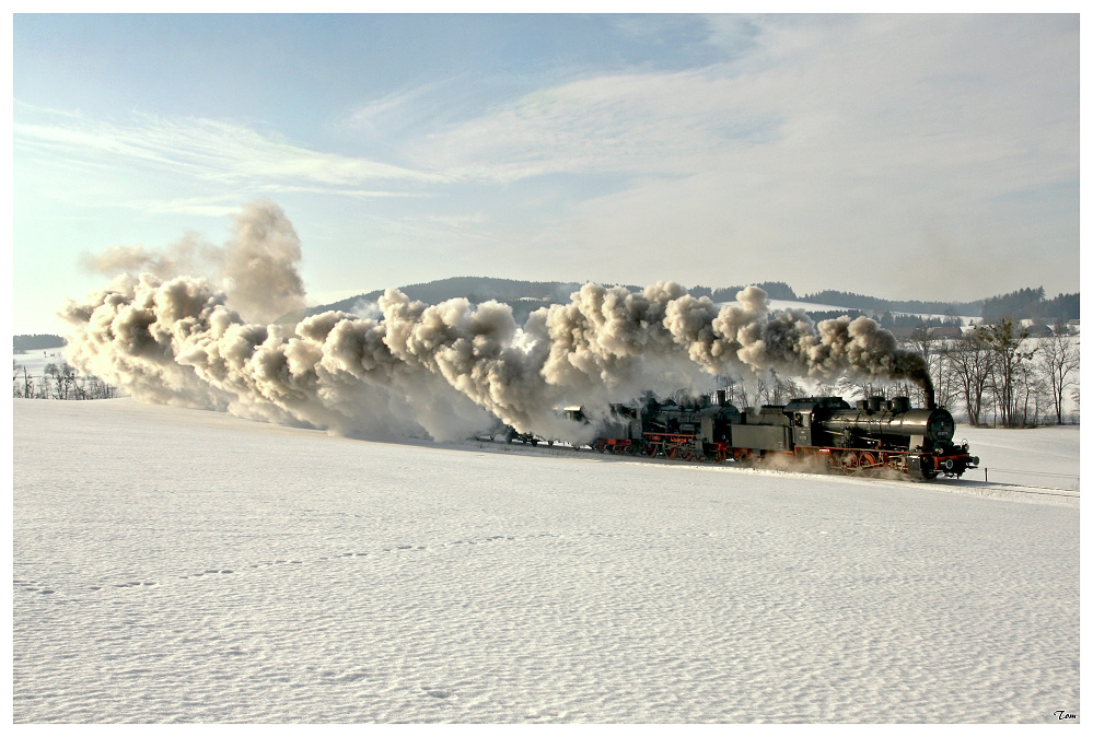 Winterdampf im Hausruck