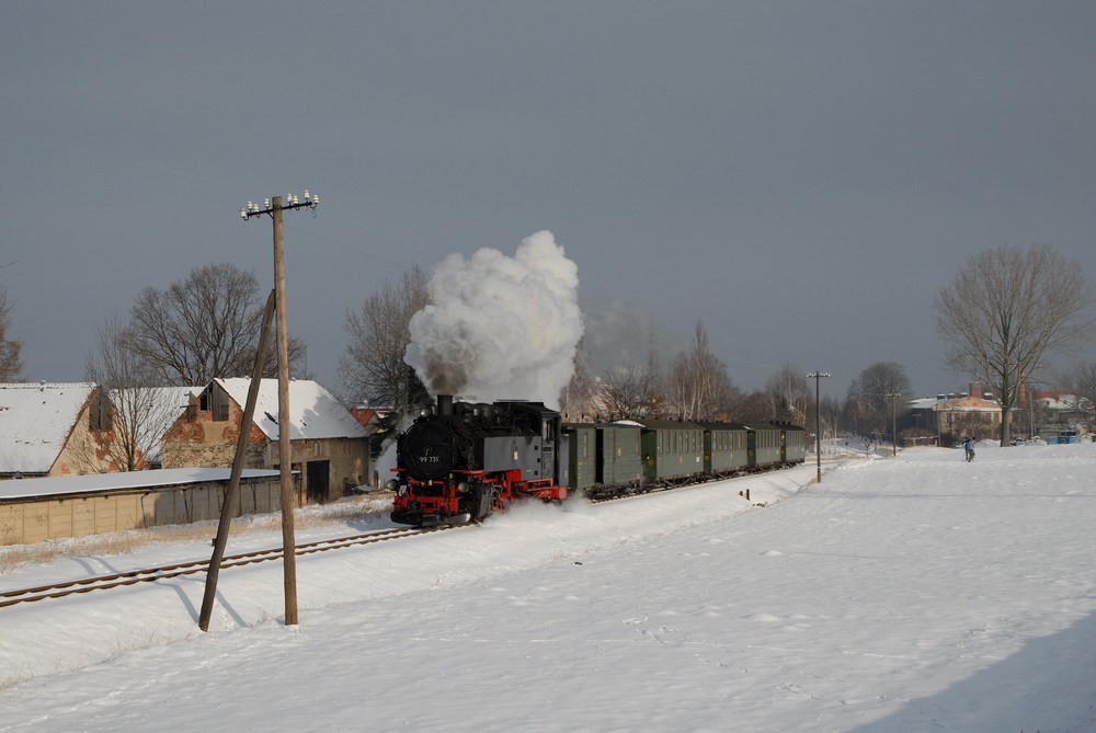 Winterdampf im Zittauer Gebirge