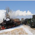 Winterdampf in der Steiermark.