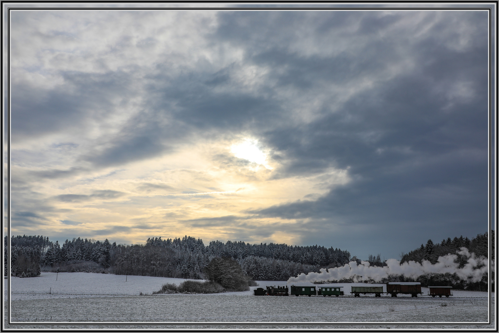 Winterdampf in der Weststeiermark