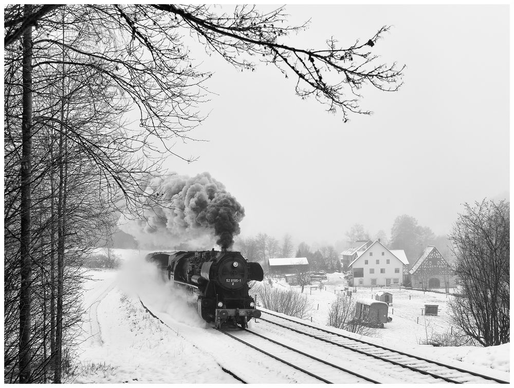 Winterdampf in Deutschland L