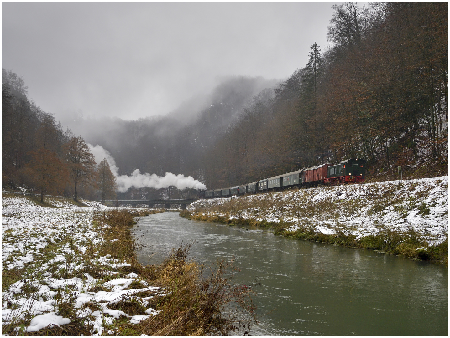 Winterdampf in Deutschland LIV