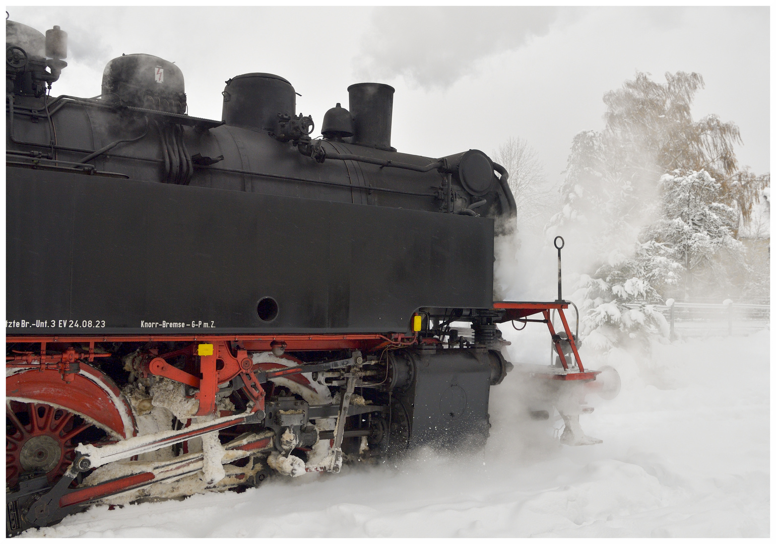 Winterdampf in Deutschland VI