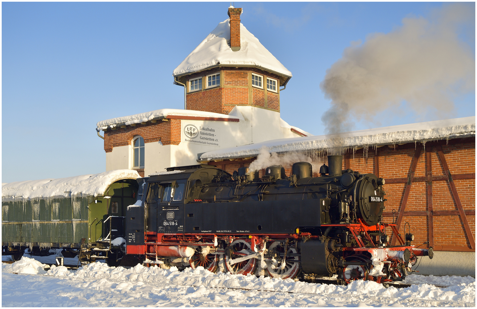 Winterdampf in Deutschland XVII