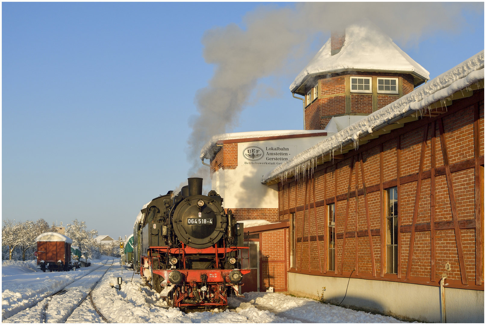 Winterdampf in Deutschland XVIII