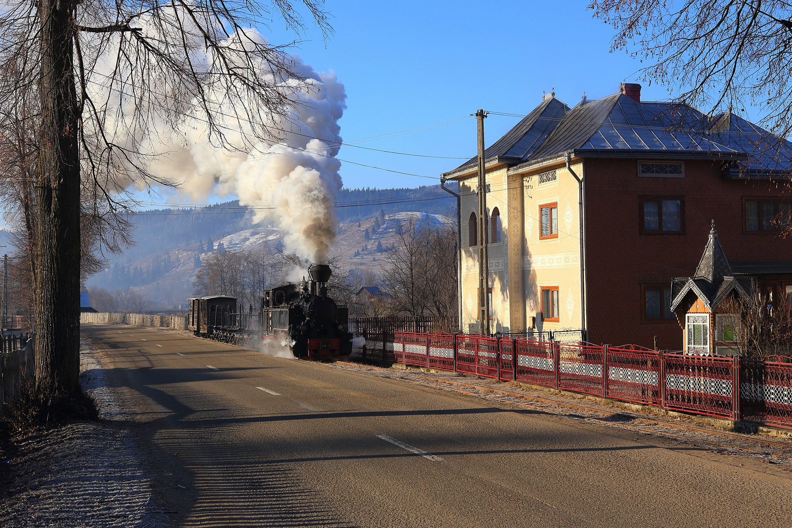 Winterdampf in Moldovita 1