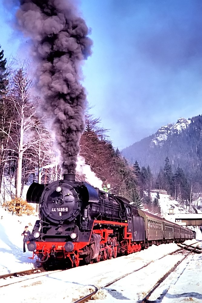 Winterdampf in Oberhof