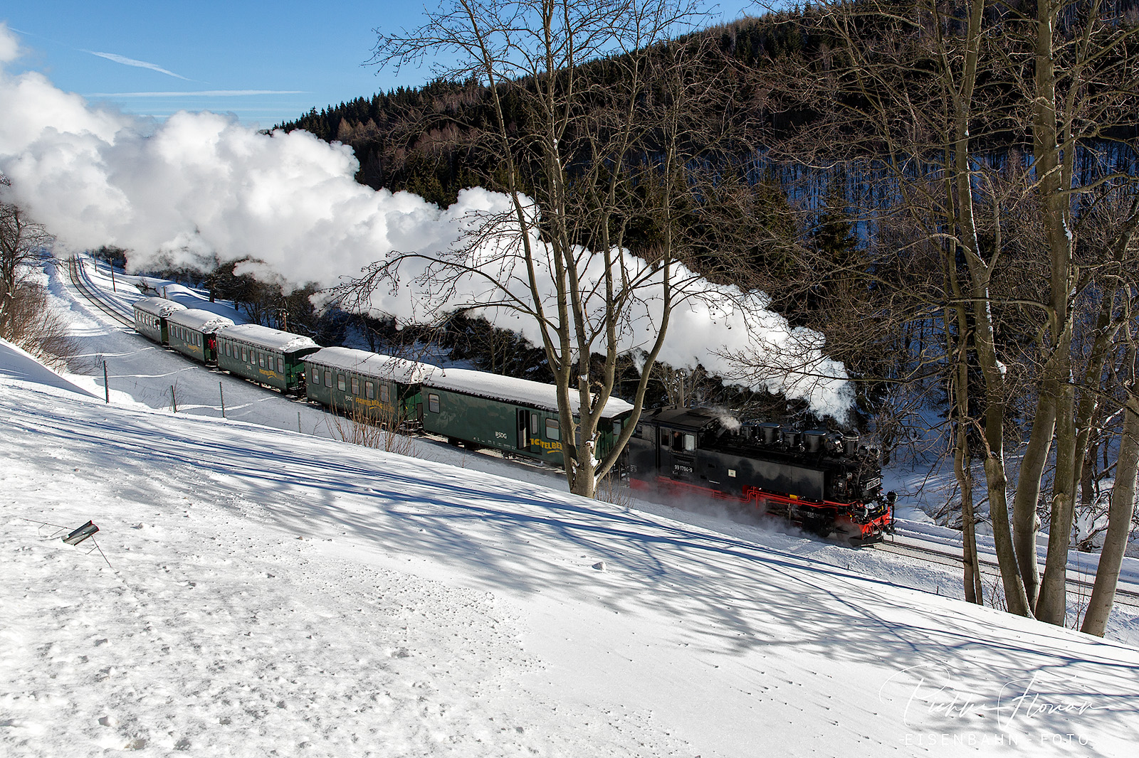 Winterdampf zum Adventbeginn