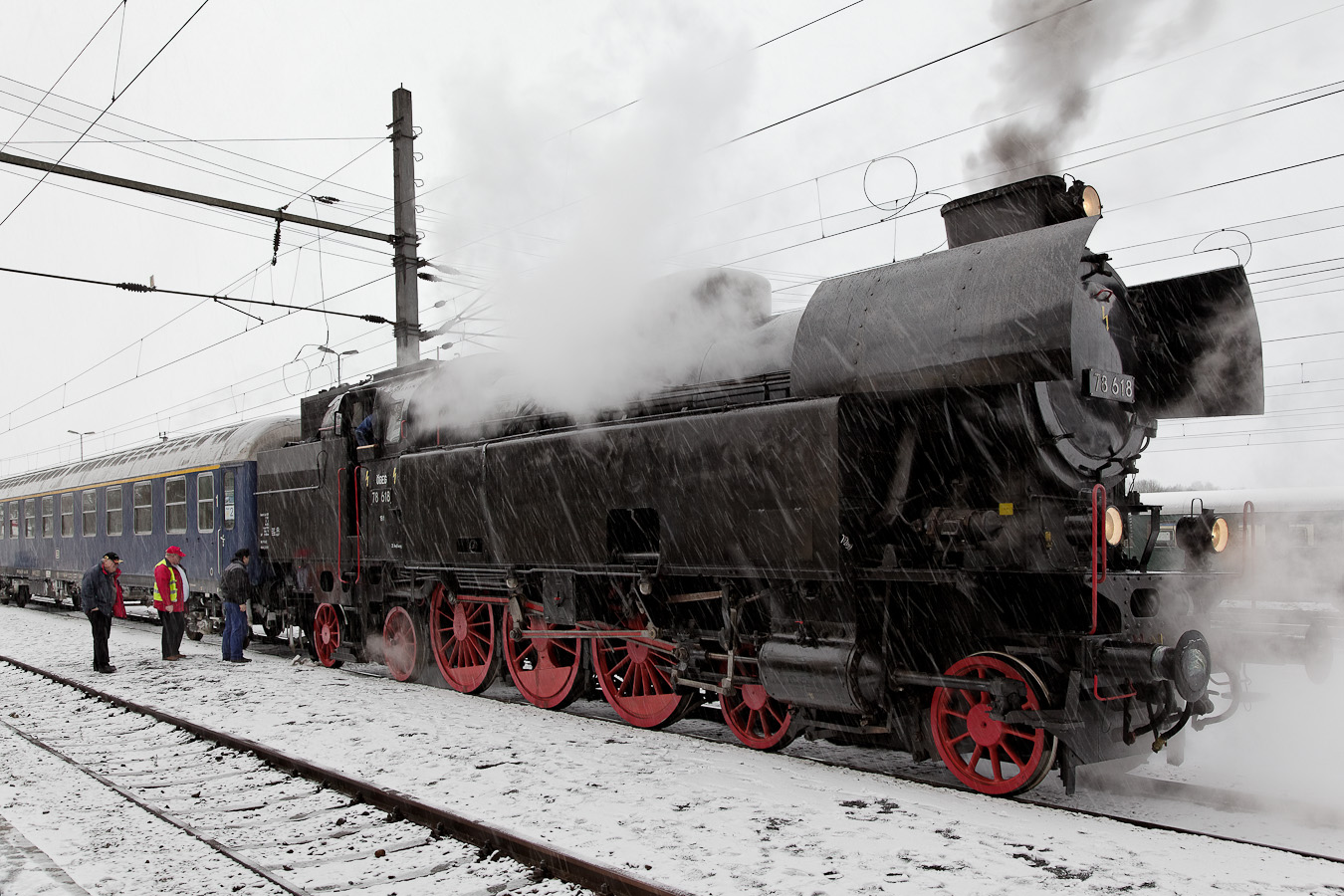 Winterdampffahrt durch's Gesäuse 1